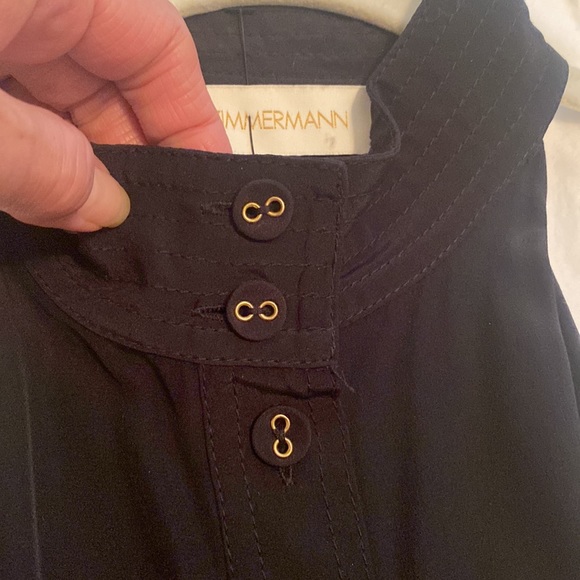 Zimmerman Jumpsuit Silk Mock Neck - Picture 7 of 7